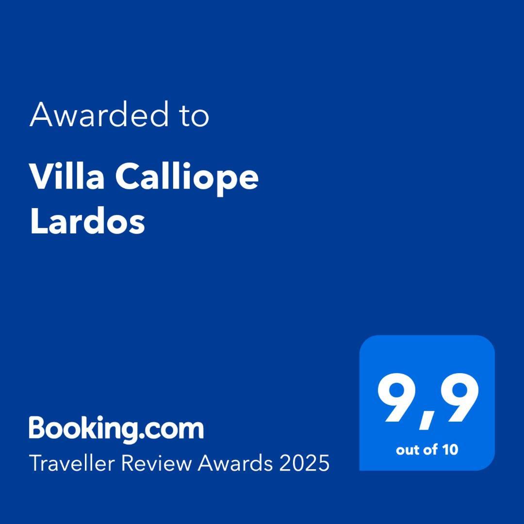 Villa Calliope Lardos Exterior foto